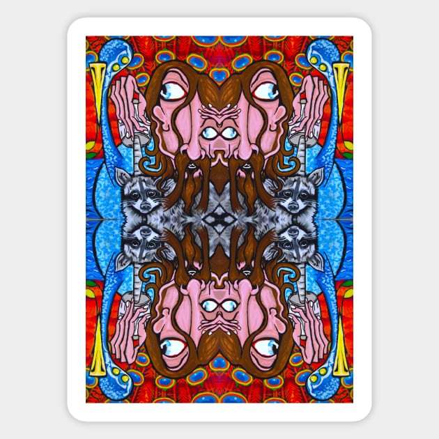 Everybody Loves One of These PATTERN Sticker by Jacob Wayne Bryner 